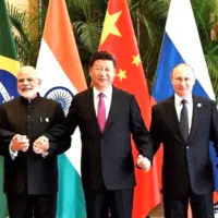 | Modi Xi Jinping and Putin at BRICS Summit | MR Online